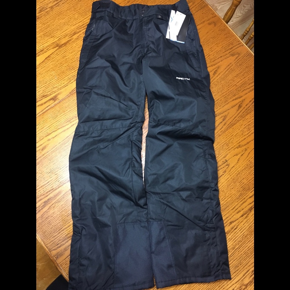 Arctix Snow Sports Pants, Black, Mens Sm
